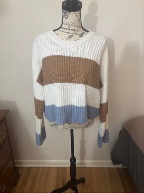 moon & madison Color Block Sweater